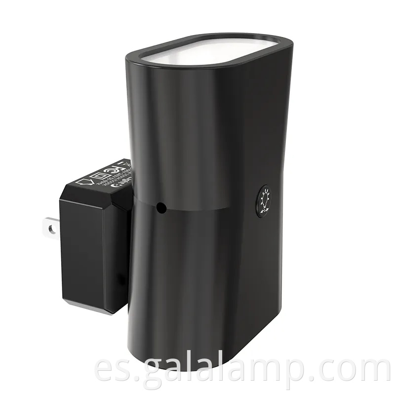 Lámpara de pared de doble cabeza de LED inteligente con función de modo de suspensión